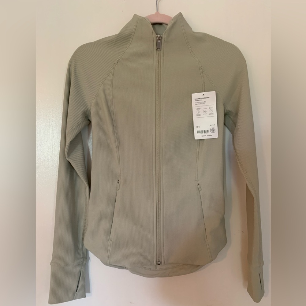NWT Athleta Salutation Ribbed Jacket II